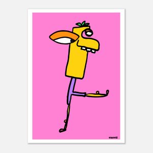 Unbothered Bob Pink poster