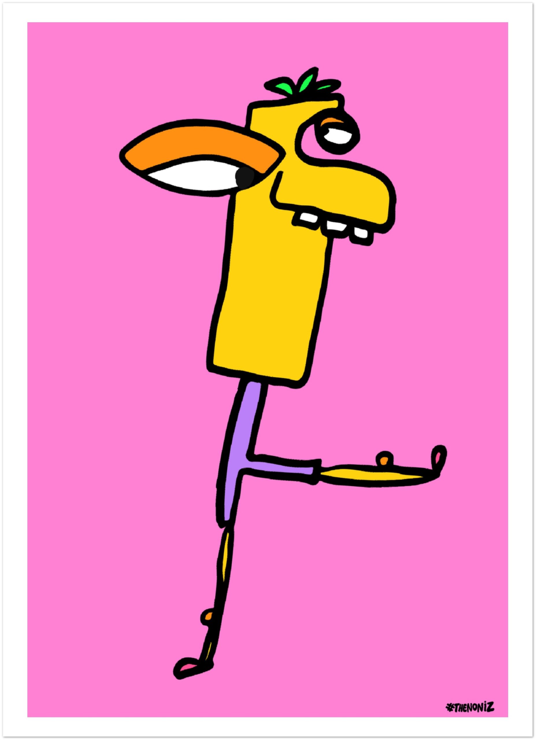 Unbothered Bob Pink poster - Image 2